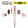 Tideway Prowaver 6-in-1 Ionic Hot Air Styler - Oval Blow Dryer Brush with Auto Wrap Curlers, Dual Voltage Travel Beauty Tool Upgrade for Blowout Hair, Curl Routine, 6 in 1 Multi-Purpose Curlers & Straighteners, Women's Gift techvibes