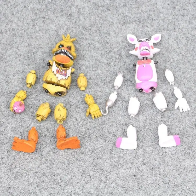 6pcs/set Five Nights at Freddy's High Quality Building Figure Toys 10cm