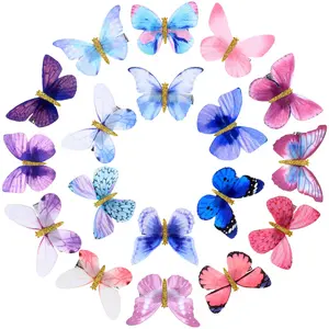18 Pieces Glitter Butterfly Hair Clips for Teens Women Hair Accessories