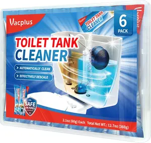 Vacplus Toilet Tank Cleaner, 6 Pack, Automatic Toilet Descaler, Toilet Mold Remover, Toilet Bowl Cleaners Remove Rust