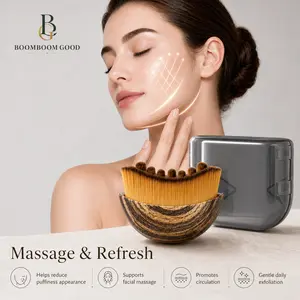 2026NEW Lymphatic Drainage Face Brush – Jawline & Chin Sculpting Dry Brushing Massager for Facial Fatigue Relief, Ergonomic Design for Precise Skin Fit (1PCS)