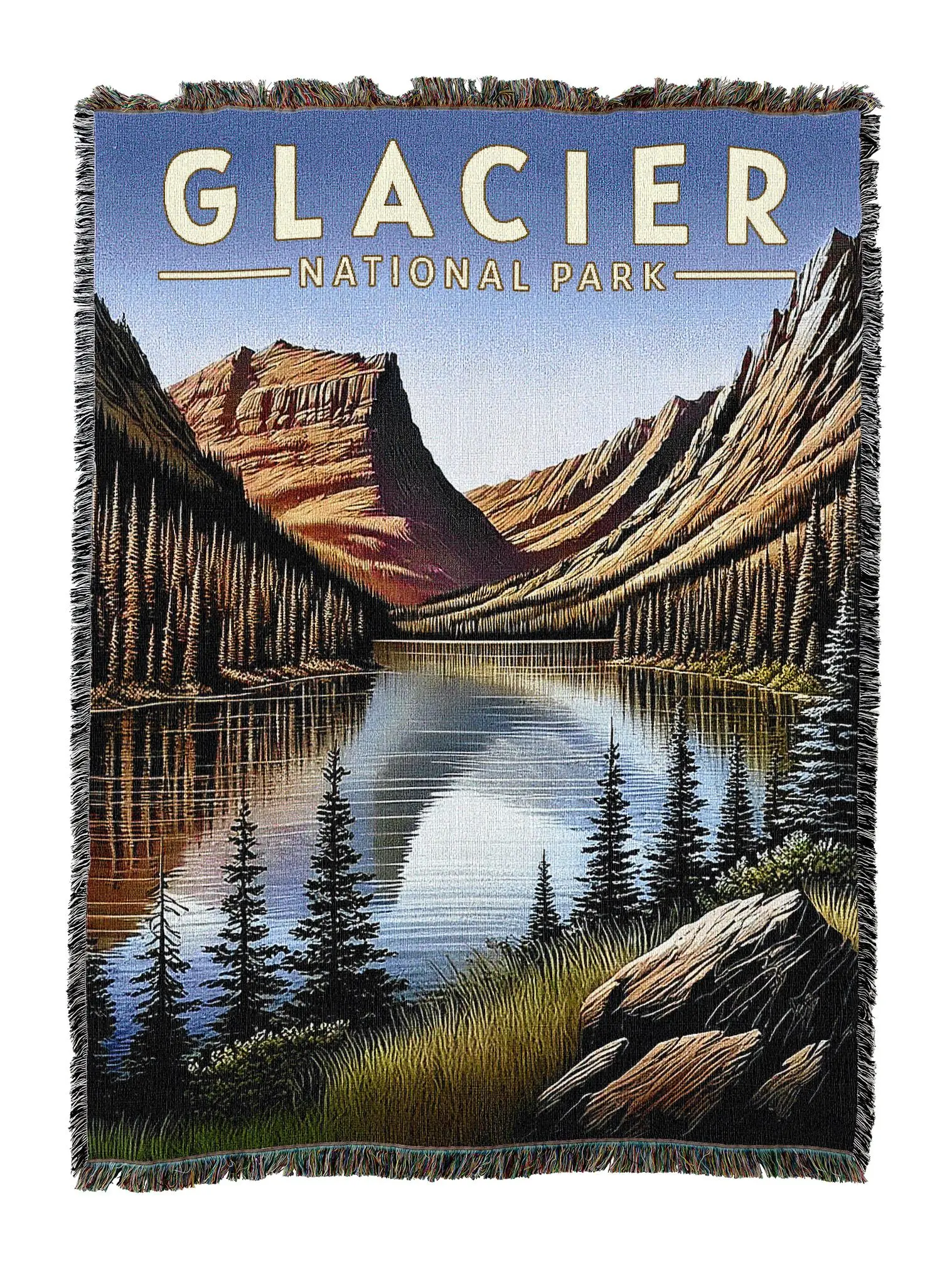 Glacier National Park Blanket