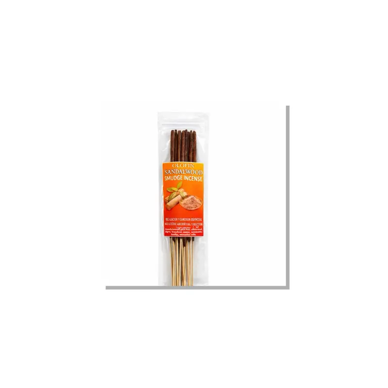 Sandalwood Smudge Incense 10.5” Sticks 10 incense sticks in 1 pk bags