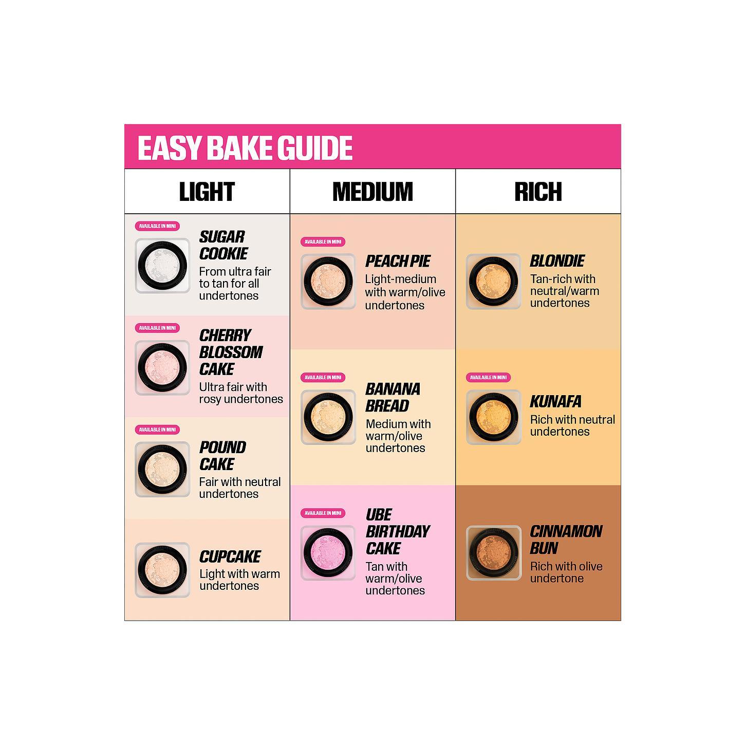 Huda Beauty Mini Easy Bake Loose Powder in Ube Birthday Cake Huda Beauty Mini Easy Bake Loose Powder in Ube Birthday Cake