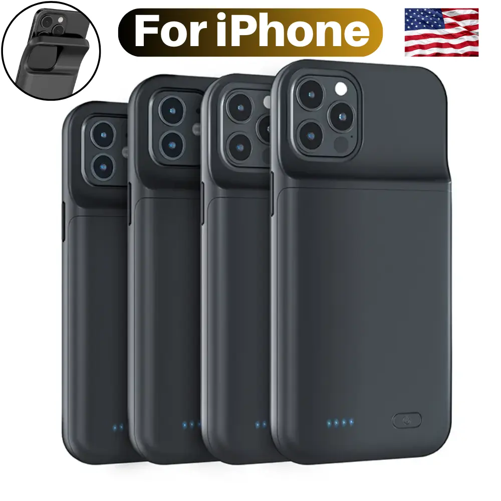 6800mAh Slim Fit Handheld Mobile Chargeable Power Bank - Plastic Case with Charging Protection & Data Sync, Compatible with iPhone 15,14,13,12,11,XR, Smartphone Accessories