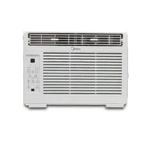 Midea 5000 BTU Window Air Conditioner White Premium AC Unit for Home Bedroom Living Room Apartment Office Cools Up To 150 Sq Ft Like NewComfort Sense Remote Control 3 Cooling Modes 3 Fan Speeds 24H Programmable Timer Energy Saving Sleep Filter Indicator