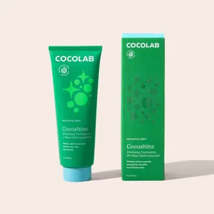 COCOLAB Cocoshine Whitening Toothpaste with 15.5% NanoXIM CarePaste Nano-Hydroxyapatite, Organic Aloe & Coconut Oil, 4 oz, Dentist-Designed Oral Care for a Cleaner, Brighter Smile