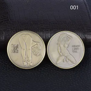 New Creative Sexy Lady Coin Silver Color Memorial Coin, Ancient Copper Goddess, Alternative Valentine's Day Gift