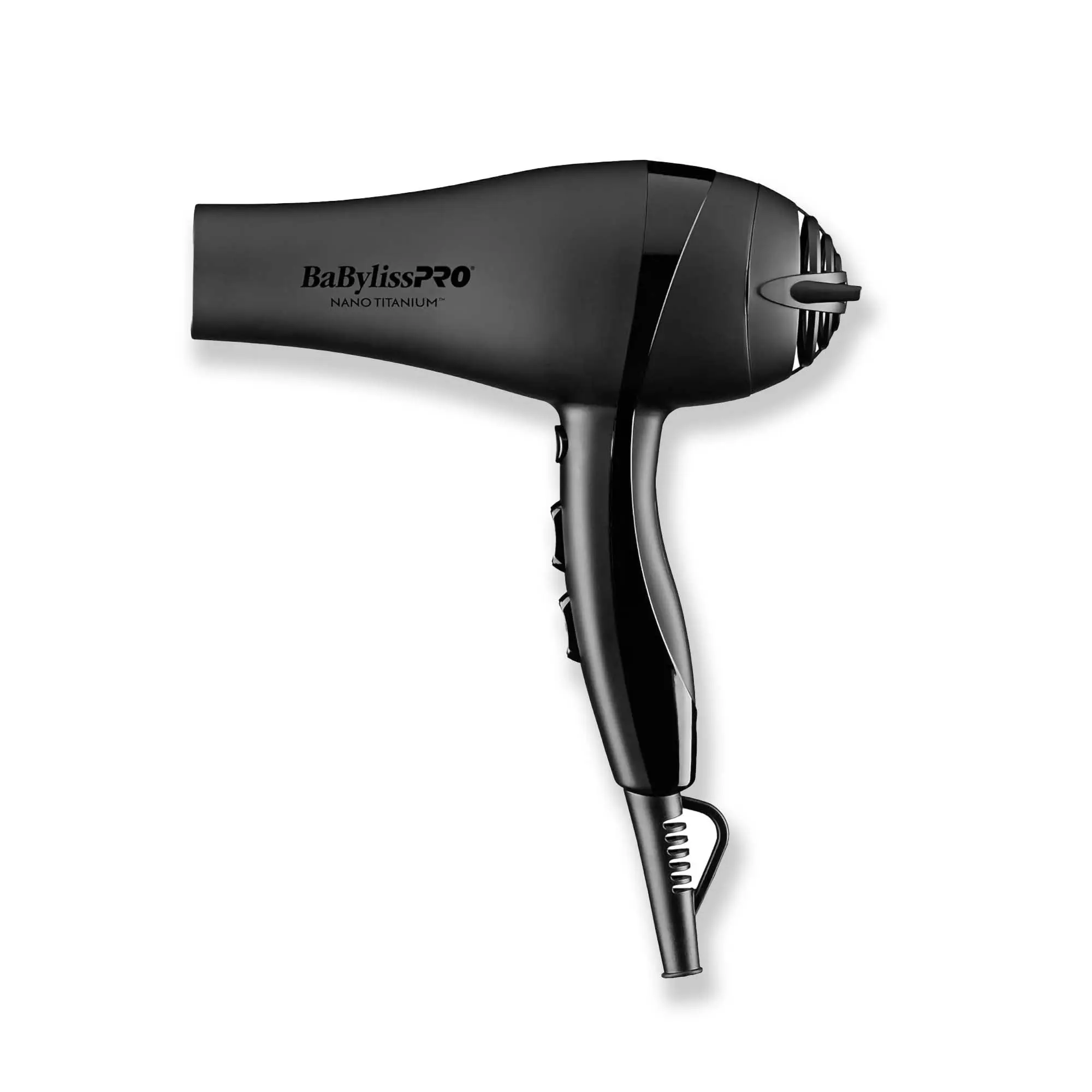 BaBylissPRO Nano Titanium Limited Edition Black & Blue Ionic Hairdryer - Model BNTMB5548 - 2000W Powerful Fast Drying Dryer with Dual Ionic Tech, Lightweight Design for Smooth, Frizz-Free Styling, Hairdryer Fast Drying, Powerful Hair Dryer, Digital Salon,