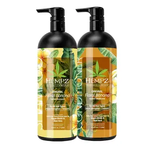 Original Floral Banana Shampoo & Conditioner Set with Vegan Biotin for All Hair Types