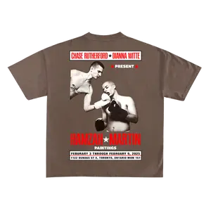 (COMFORT COLOR) MARTIN The Fantastic Slushy Noobz BOXING Shirt - Hamzah The Fantastic Unisex Heavy COMFORT COLOR Cotton Tee