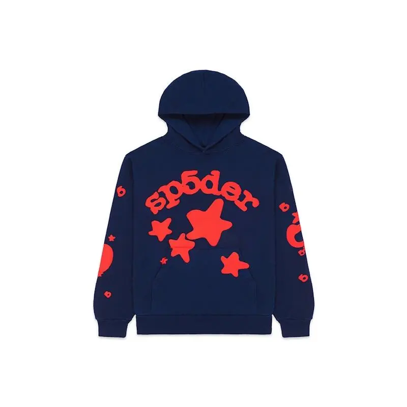 Sp5der Beluga Hoodie Navy (men) by StockX Sp5der Beluga Hoodie Navy (men) by StockX