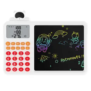 Interactive Math Drawing Toy for Kids Ages 3–8, Erase & Practice Addition Subtraction Multiplication Division, Screen-Free Learning Set with Talking Book