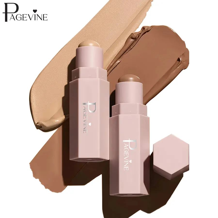 Beginner's Magic Wand – Blendable Concealer + Contour Stick, 6 Shades, Color-Correct & Shape in Seconds, Ideal for Work Makeup