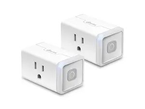 Kasa Smart WiFi Plug Lite by TP-Link (2-Pack) -12 Amp & Reliable Wifi Connection, Compact Design, No Hub Required, Works With Alexa Echo & Google Assistant (HS103P2), White