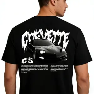 Corvette C5 T-Shirt, Retro Car Graphic Tee, Y2K Streetwear Shirt for Car Enthusiasts, Vintage Chevy Racing Fitted Crewneck Soft Classic  graphic tee zac brown sphere las vegas merch funny t shirt marcus the worm merch graphic tee 90s graphic tees