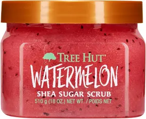 Tree Hut Watermelon Shea Sugar Scrub, Mothers Day Gifts, Exfoliating, Hydrating & Moisturizing Body Scrub with Shea Butter & Nourishing Essential Oils, Smooth & Soften Skin, 18 oz