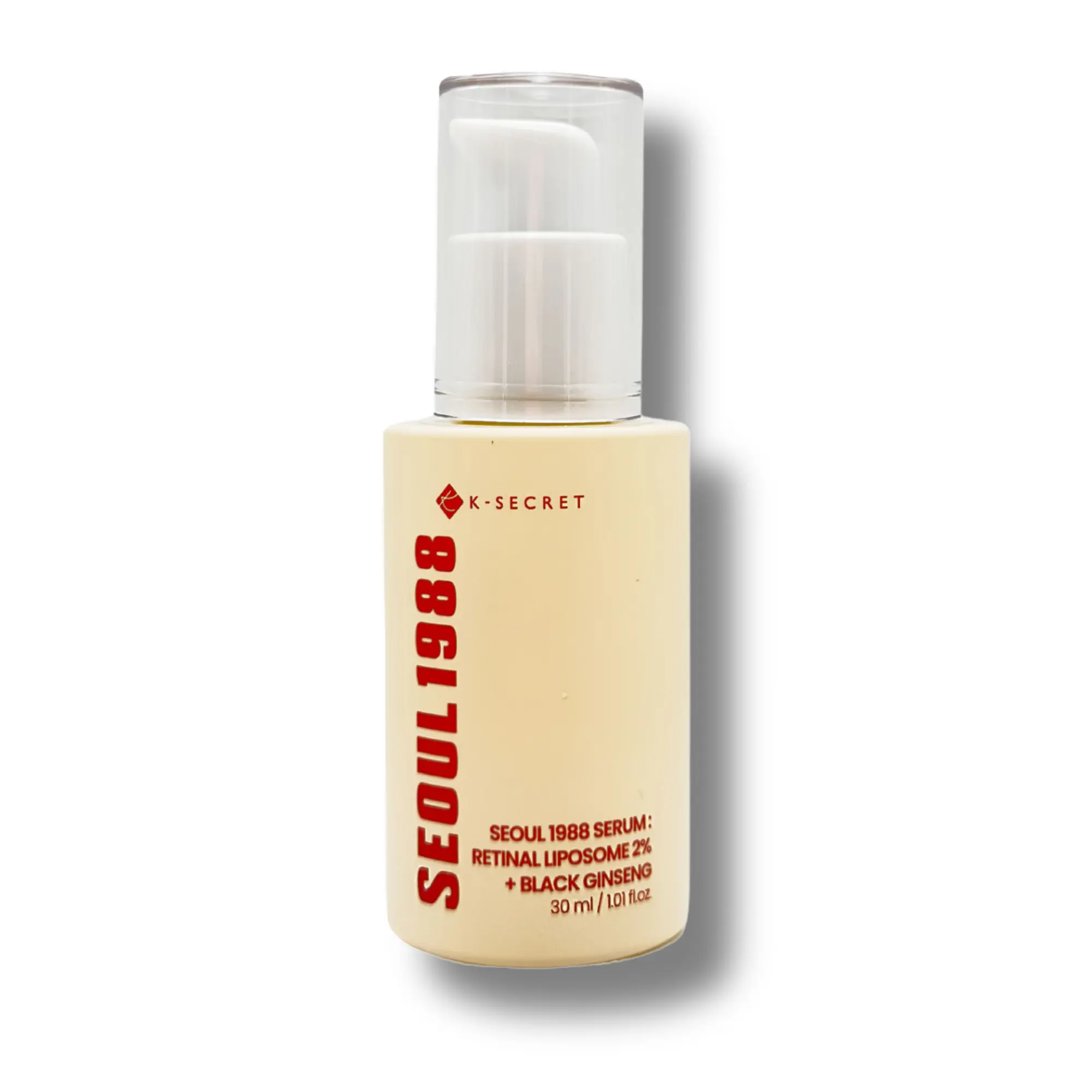 KSECRET SEOUL 1988 Serum Retinal Liposome 2% + Black Ginseng – Korean firming & radiance care Serum with Bakuchiol, Vitamin C & Peptides