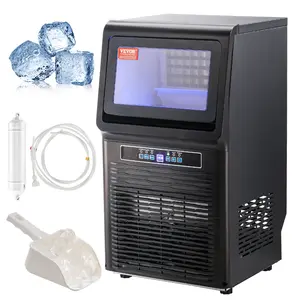 【DealsForYouDays】VEVOR Commercial Ice Maker, 70lbs/24H, Ice Maker Machine, 36 Ice Cubes in 12-15 Minutes, Freestanding Cabinet Ice Maker with 12lbs Storage Capacity LED Digital Display, for Bar Home Office Restaurant