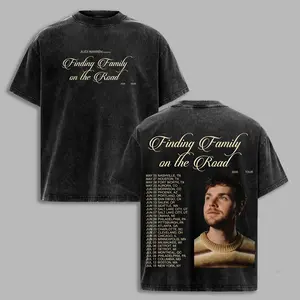 Alex Warren Finding Family on the Road 2026 Tour T-Shirt – Vintage Wash Concert Graphic Tee, alexwarren, findingfamilyontheroad, tourtee, vintagetee, streetwear,  y2kfashion, trending