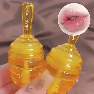 Cappuvini Honey Stick Lip Mask, High Aesthetic, Moisturizing, Hydrating, Care Lipstick Base, Women's Lip Balm, Daily Lip Care, Anti-Chapping