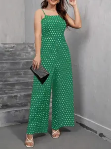 Plus Size Jumpsuit Women Casual One-Piece Romper Spaghetti Strap Sleeveless Elastic Waist Loose Fit All Seasons Comfortable Daily Wear