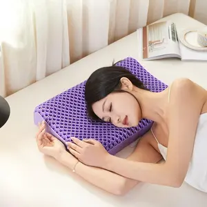 Pillow, TPE Good Sleep Pressure-Free Pillow Washable Pectin Pillow Dynamic Adult Cervical Spine Latex Pillow