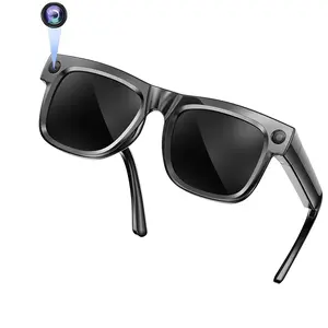 AI Smart Glasses with 8MP Camera, 30FPS Video Recording AI Sunglasses, 4GB Memory(No TF Card Need), 290Mah Battery,AI Real Time Translation ,Bluetooth Calling ,Build-in Mic & Speakers, HiFi Audio ,Music Control, Wireless Translation Glasses