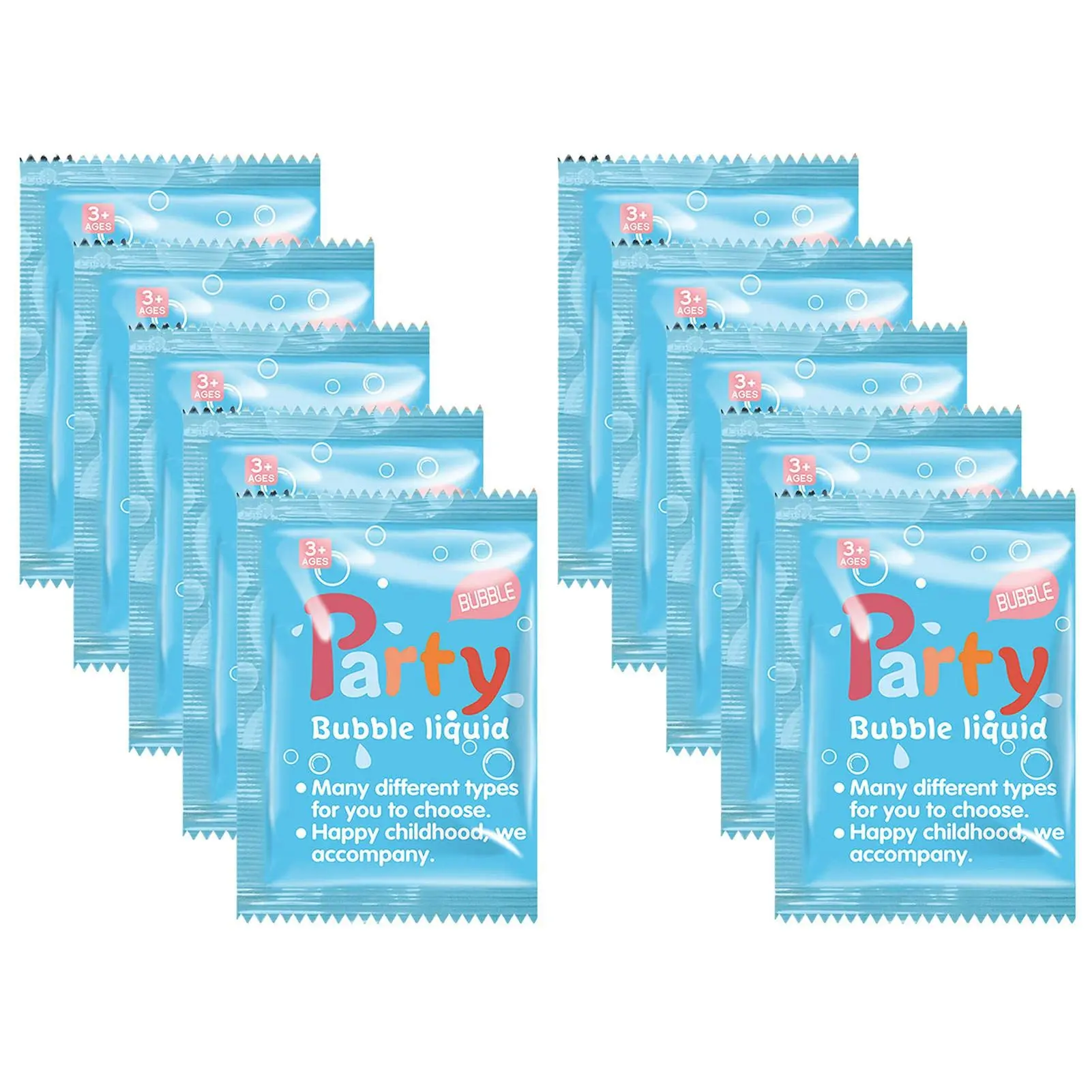 Bubble Solution Refill, 10pcs Bubble Concentrated Solution for Bubble Machine, Bubble Maker Bubble Water for Party Birthday Outdoors, Bubble Liquid, Different Bubble Types, Bubble Fun
