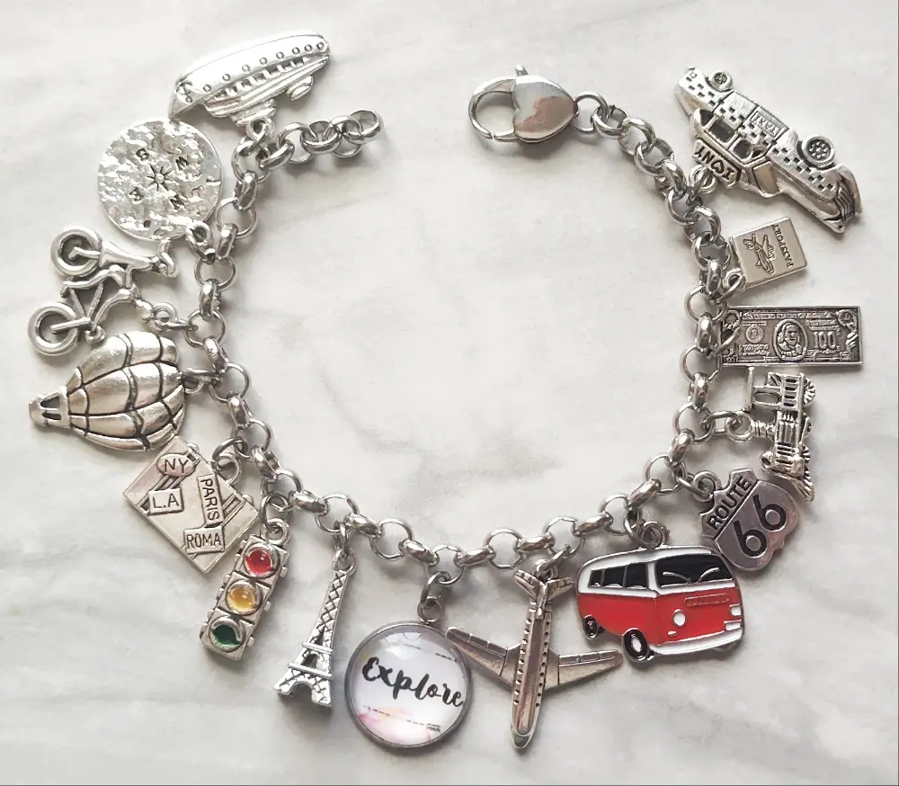 Travel Charm Bracelet