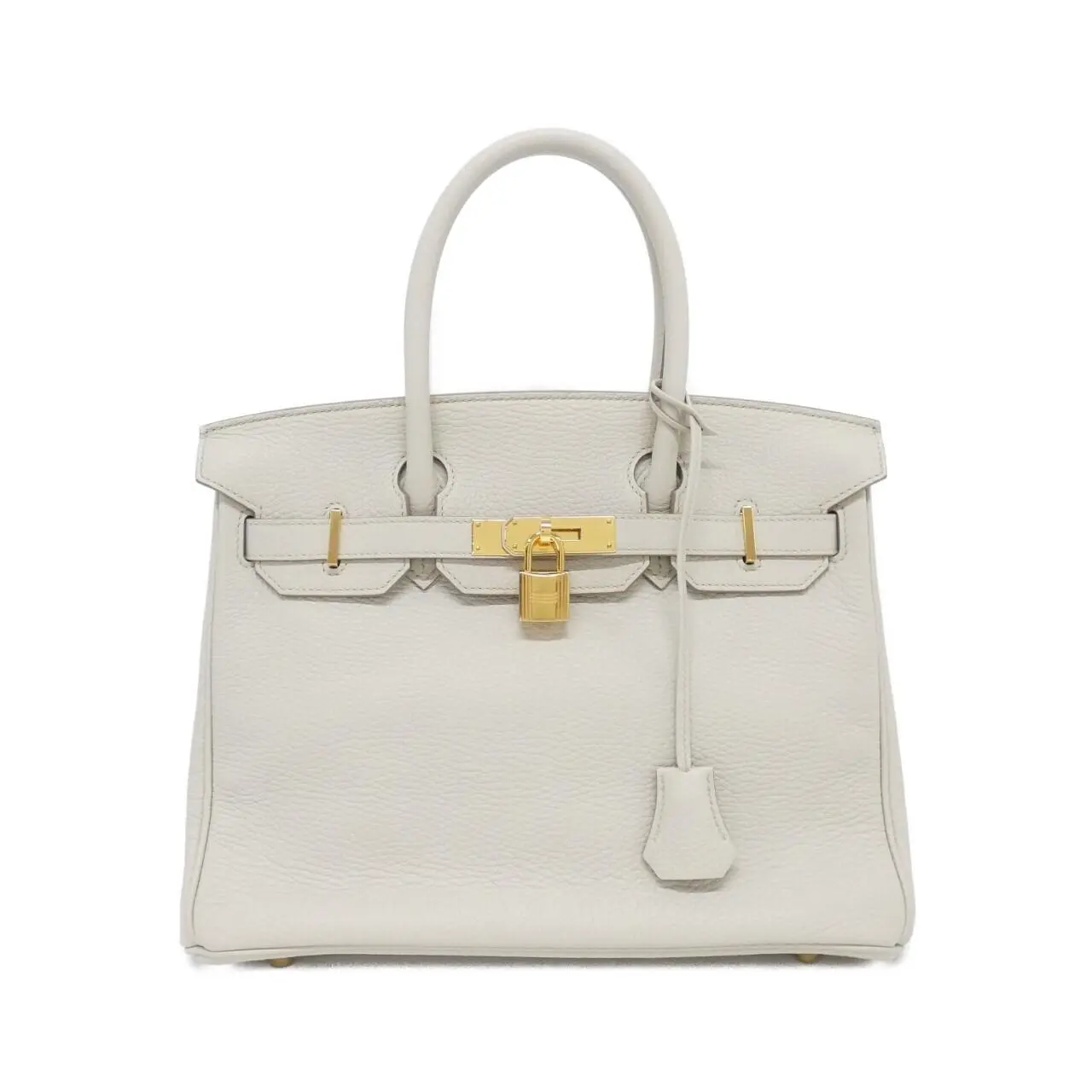 Pre-owned HERMÈS Calfskin Shoulder Bags Hermes Birkin30 Taurillon Clemence