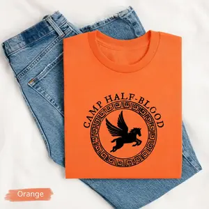 Essential Clean Fit Tee 2026 100% Premium CottonCamp Half Blood T Shirt, Camping Shirt, Percy Jackson Shirt, Percy Jackson Tee, Camp Half Blood Chronicles Branches TShirt WomenswearUnisex T-shirts M-5XL