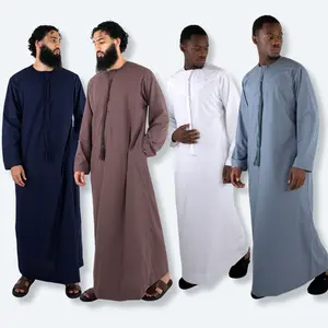 PREMIUM EMIRATI THOBE - Men's Emirati style thobe traditional Summer clothing