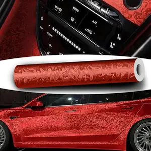 Car Vinyl Wrap, Simulate 3D Embossment Pattern Film, Cosmic Textured Auto Car Sticker, DIY Automovie Paint Changing Wrap Stickers Decal
