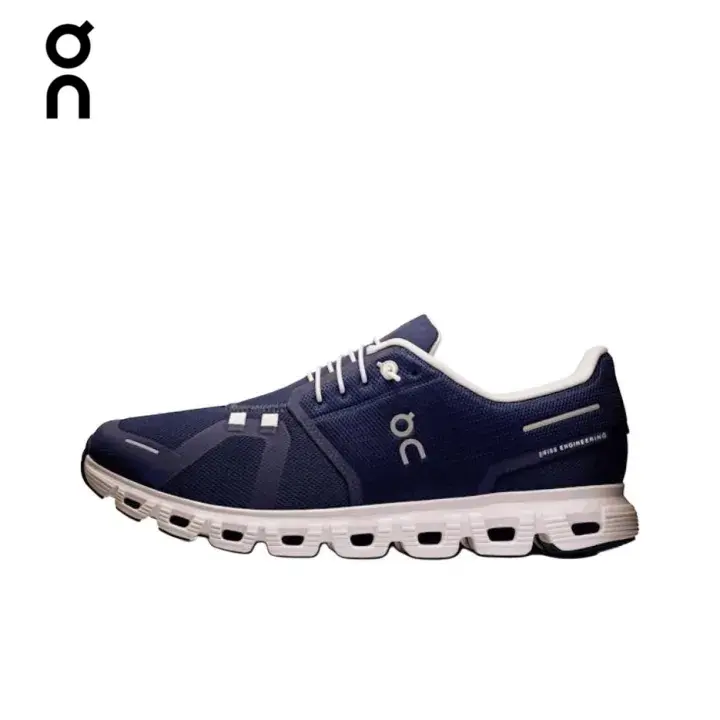 On Cloud 6 Navy White Unisex Sneakers