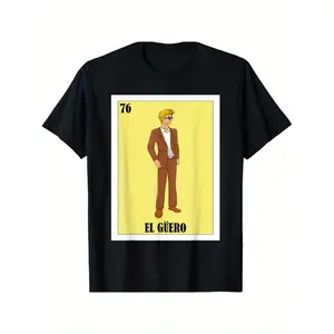 Creative Mexican Blonde Design TShirt for El Guero Enthusiasts