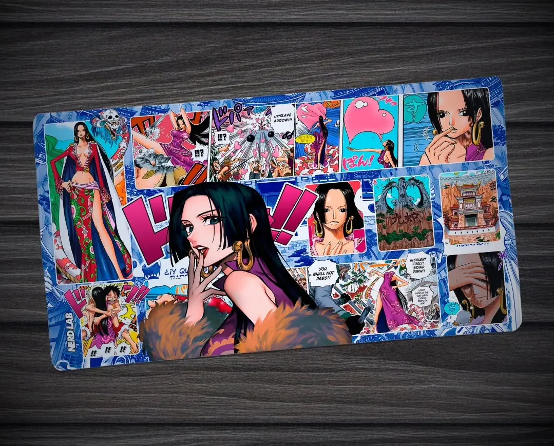 [40% SALE] O-P Boa Hancock Playmat Anime Gaming Desk Mat and Mousepad
