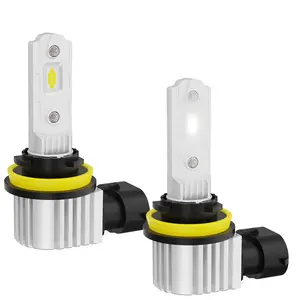 LED Headlight Bulbs H8 H9 H11, 900% Brighter 6500K Cool White, IP67 Waterproof, Aviation Aluminum Cooling, 1:1 Beam Design, Plug & Play, Long Lifespan for Most Vehicles faros  led h11 bulb