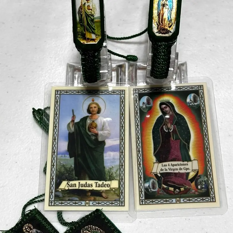 Pulsera con imagen reversible Virgen de Guadalupe~San Judas Tadeo