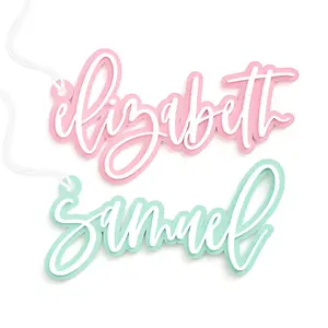 Personalized Name Gift Basket Gift Tag