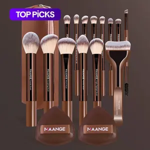 Professional Makeup Brush Set, Cosmetic Brush Set, Metal Frame, Multiple Brushes Including Eyeshadow, Blush, Foundation, Perfect for Women & Girls #TOP PICKS