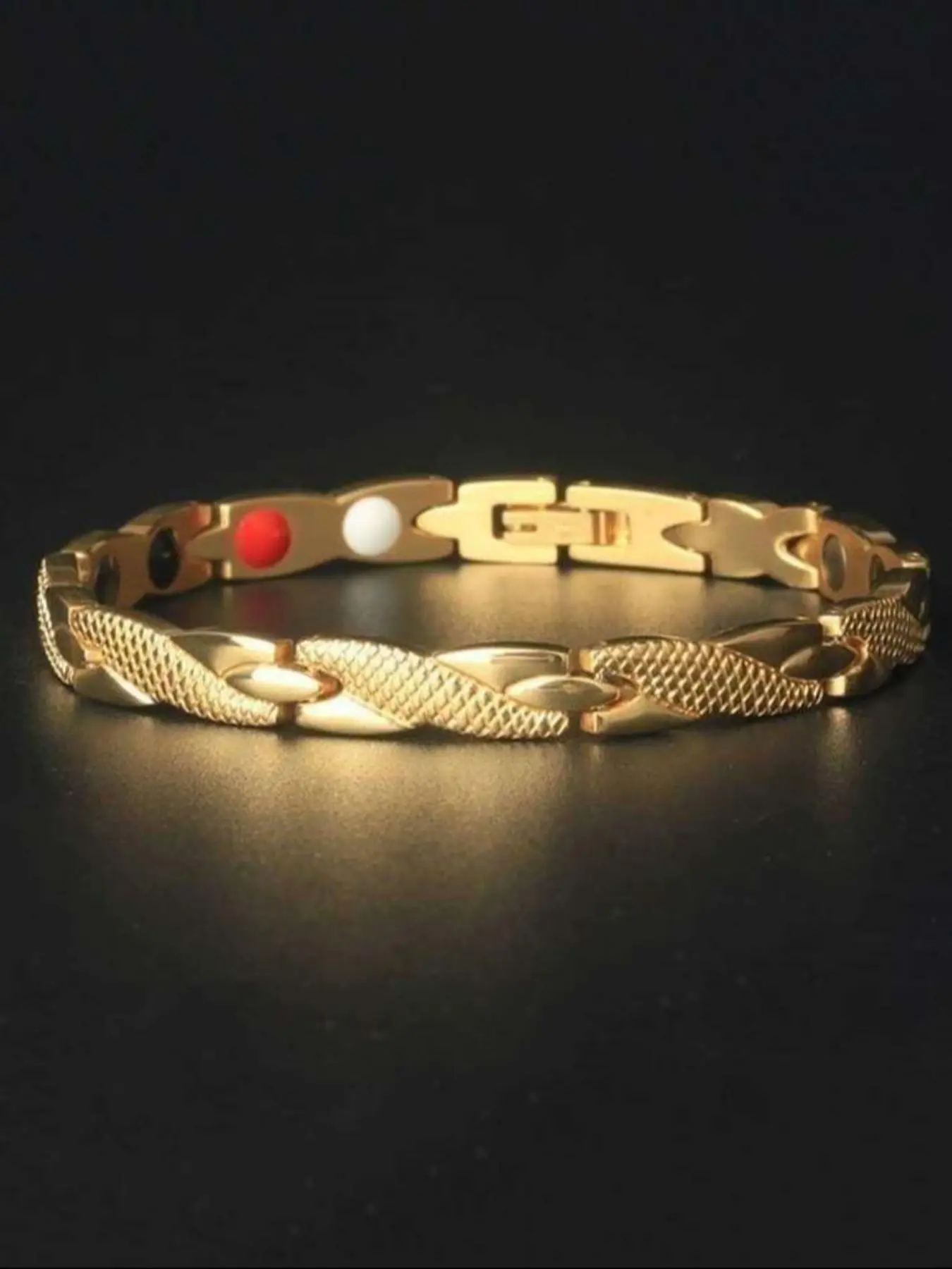 Brand Silver Color Elegant Therapy Plus Hand Bracelet, Unisex Anti-Fatigue & Slimming Bracelet, Fashionable Bracelet Style, Stylish Accessory for Health & Comfort, Bracelet Jewelry