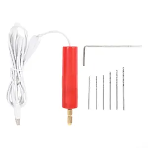 Micro Handheld Drill Bits, 0.7-1.2mm Crystal Epoxy For Resin Jewelry Making Mini Electric Drill Set DIY ABS