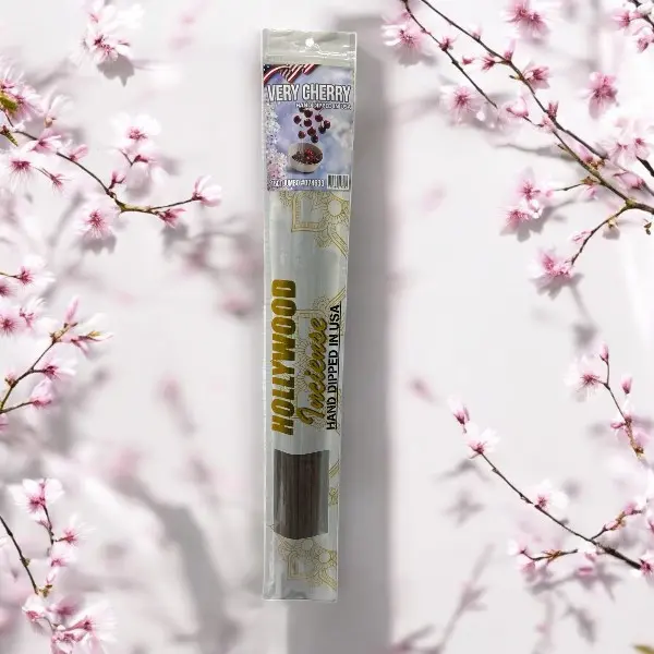 Very Cherry Jumbo Incense 3 Bags of 15 Count Total 45 Pieces Fragrance Scent