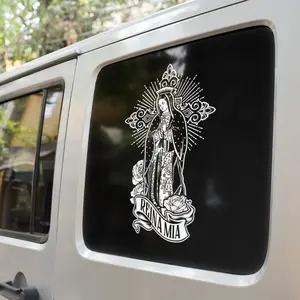 Reina Mia Sticker Window Decal Safe Use on Glass, Wood, Ceramic, Plastic, Metal, and Paper.