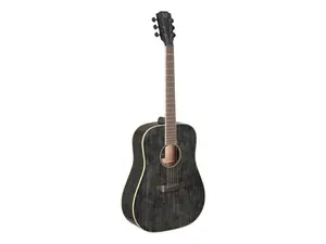 J.N Guitars 24305 Acoustic Dreadnought Guitar with Solid Mahogany Top