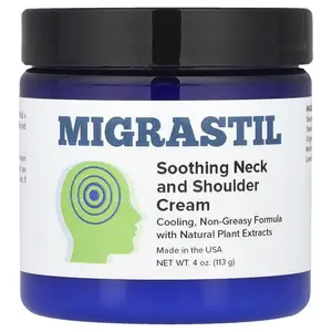 Migrastil Soothing Neck and Shoulder Cream, 4 oz (113 g) | HSA/FSA Eligible