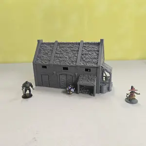 Greendale Cattle Shed – 28mm Rustic Stone Barn