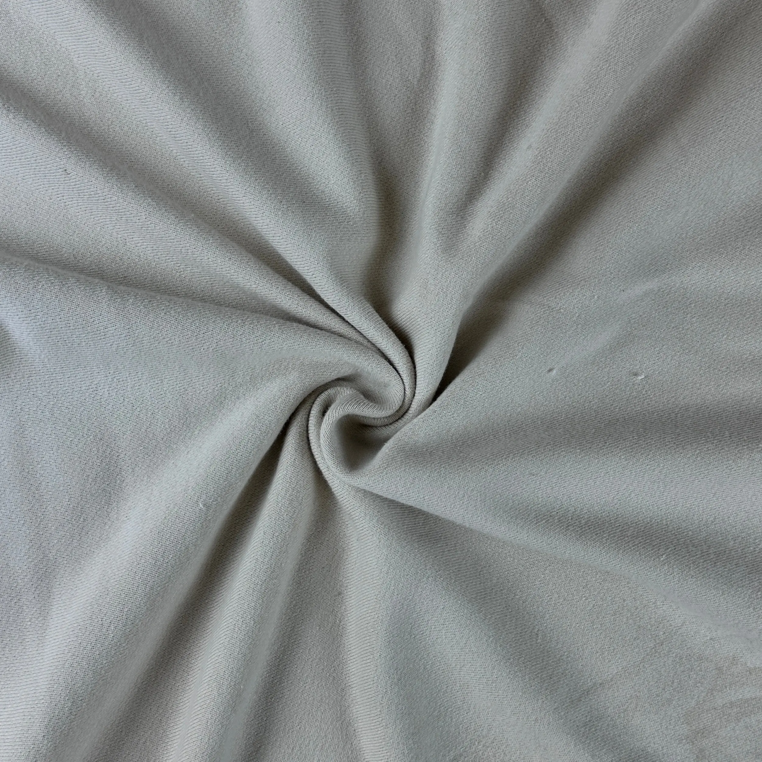 Cream Medium Weight Cotton French Terry Knit Jersey | 300 GSM/18 Oz French Terry Sweatshirt Fabric By The Yard