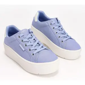 Skechers Plateau Vegan Chambray Lace- Up Platform Sneakers